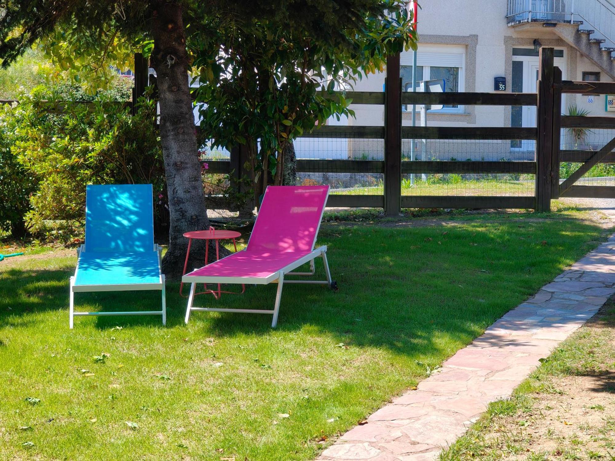 Apartamentos Rosa Jove Cabanas Bagian luar foto